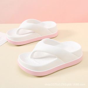 Trendy Slippers Woman Flipflop Sandals Outdoor Eva Light Soft Non-Slip <b>Height</b> <b>Increasing</b> <b>Shoes</b> for Ladies - Product Image 5