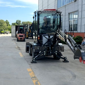 Potente retroexcavadora con certificación CE para agricultura, industria y trabajos de carreteras, retroexcavadora con aprobación CE. - Product Image 5