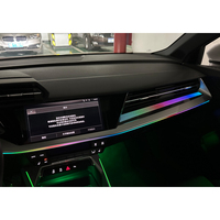 Éclairage d'ambiance LED de précision pour voiture, bande de fibres optiques acryliques Symphony pour Audi A3/S3 2021-2025, amélioration de l'intérieur