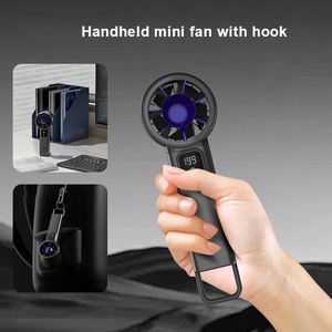 Foldable 199-Speed Rechargeable <b>USB</b> Portable Handheld <b>Fan</b> With Hook Type-C Plastic for Car Outdoor Household & Hotel Use - Product Image 3