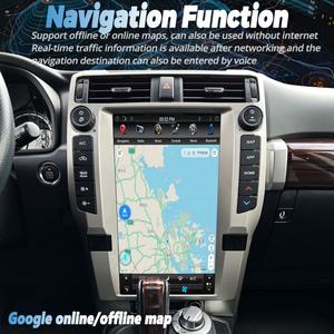 Pour Toyota 4RUNNER 2010-2020, écran Android Tesla 15,6 pouces, autoradio 2din, GPS, Carplay, lecteur multimédia vidéo, stéréo, système de navigation, unité principale - Product Image 6