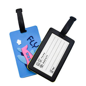 <span class=keywords><strong>Étiquette</strong></span>s de bagages en PVC souple, <span class=keywords><strong>étiquette</strong></span>s d'enregistrement, <span class=keywords><strong>étiquette</strong></span>s créatives et mignonnes, fabrication chinoise, vente en gros - Product Image 2