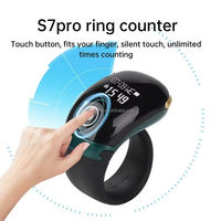 Compteur numérique intelligent S7pro Tasbih, compteur de doigts OLED, 3 vitesses réglables avec contrôle par application BT
