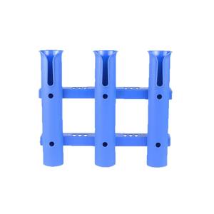 Porte-canne à pêche Zhibo à trois cylindres en métal et en plastique pour la pêche en bateau/kayak, état neuf ou d'occasion, tube à canne confortable - Product Image 1