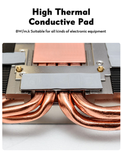 Fehonda แผ่นซิลิโคนนำความร้อนชนิดนิ่ม8 W/MK 100x100x1มม. ชิปเซ็ตตัวความร้อนสำหรับ ssd/cpu/gpu/led /ic - Product Image 5