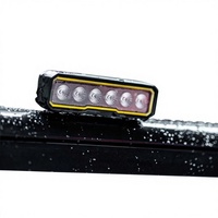 [Phare d'angle 6 pouces Little Wasp] Projecteur tout-terrain à trois lentilles pour modification de porte-bagages de voiture, lumière de camping LED, compatible OLIVER