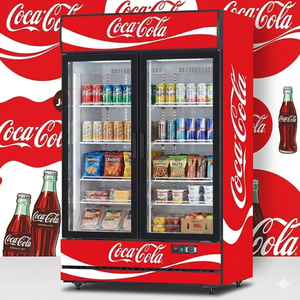 Glacière de réfrigération commerciale personnalisée vitrine porte en verre <span class=keywords><strong>réfrigérateur</strong></span> vertical pour boissons et bières - Product Image 6