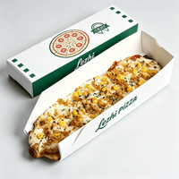 Boîtes jetables pour tranches de pizza, emballages alimentaires en gros, boîtes à emporter en papier pour pizza, boîtes d'emballage en papier pour pâtisseries et crêpes