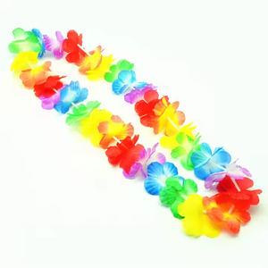 Prêt à Expédier Mix Designs Coloré Hawaïen Leis Collier Guirlande de Fleurs pour la Décoration d'Activités - Product Image 5