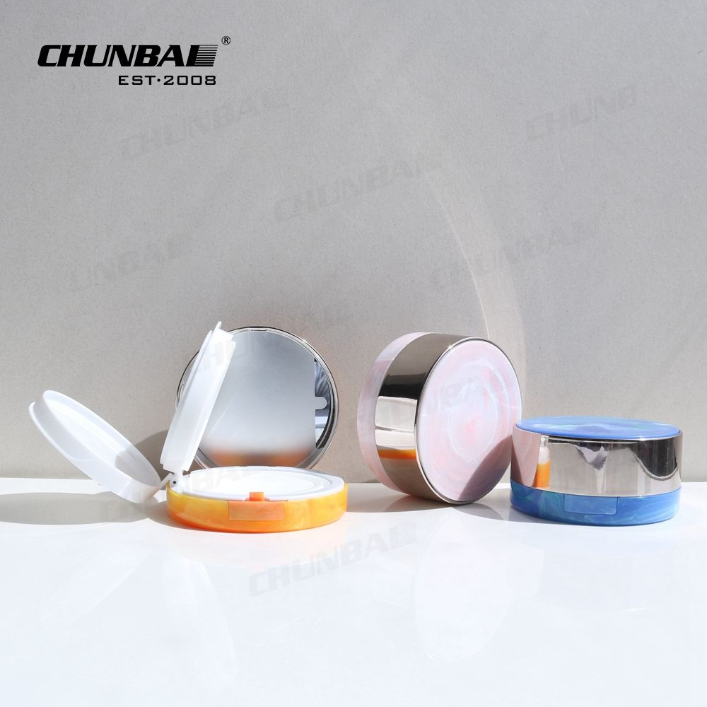 makeup container tiered blush