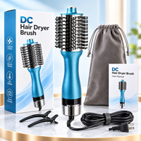 Nouvelle Arrivée Brosse Sèche-Cheveux Ovale DC 1000-1200W 3 Vitesses Chauffantes Affichage LED pour Coiffure Volume Cheveux Maison et Salon