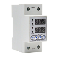 Offre Spéciale dispositif de protection de tension DIN 63A 230V AC Rail numérique sur sous tension protecteur relais sur limite de Protection de courant