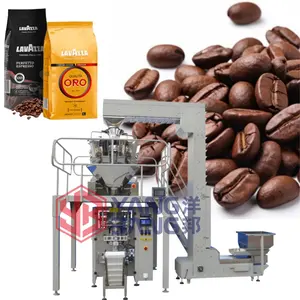 YB-420Z Factory In Stock High Speed Roasted Coffee Beans Packing Machine Ground Coffee Bean Valve Bag Packing Machine