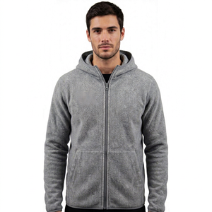 Sudadera con Capucha de Color Sólido para Hombre, Sudadera Informal con Bolsillo Tipo Canguro y Cordón Ajustable - Product Image 1