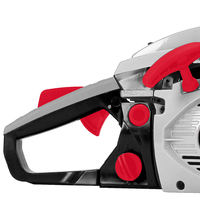 Tronçonneuse à essence 58cc, guide-chaîne de 14/16 pouces, tronçonneuse à essence 2 temps, 2200W, machine à couper le bois haute puissance
