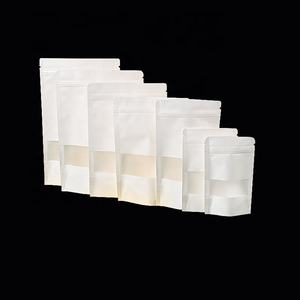 纸立袋6.7x9.45平底牛皮纸棕色自封袋食品包装袋 - Product Image 6