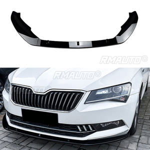 Front Bumper Lip Spoiler Diffuser <b>Splitters</b> Body Kit Aprons Cover Guard Trim for Skoda Superb B8 2016-2018 - Product Image 1