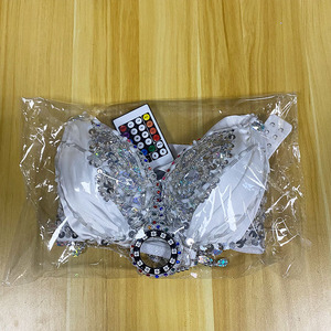 Tenue de rave lumineuse LED, armure illuminée colorée pour boîte de nuit, scène et fête, taille unique - Product Image 5