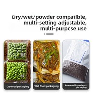 Machine d'emballage alimentaire sous vide entièrement automatique pour la maison, petite, avec commande tactile, capacité de 1501 à 2000 ml, mini scelleuse en plastique