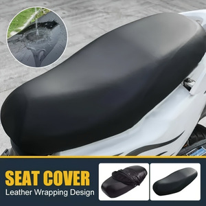 Funda de asiento para vehículo eléctrico, pieza de repuesto Universal de cuero PU de 80x60cm para motocicleta y Scooter - Product Image 3