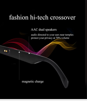 Lunettes Audio Intelligentes HYK YTSWGKY01 avec Monture Optique, Verres Anti-Lumière Bleue, Haut-Parleur Ouvert, Traduction IA en Temps Réel et Musique