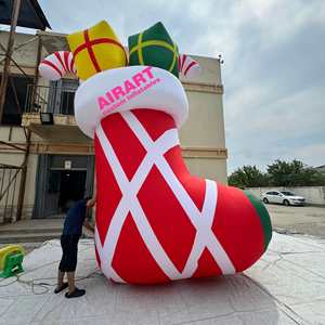<span class=keywords><strong>Chaussette</strong></span> <span class=keywords><strong>de</strong></span> Noël gonflable géante pour centre commercial, décoration <span class=keywords><strong>de</strong></span> Noël, <span class=keywords><strong>chaussette</strong></span> <span class=keywords><strong>de</strong></span> Noël gonflable pour la décoration, bonbon gonflable géant - Product Image 4