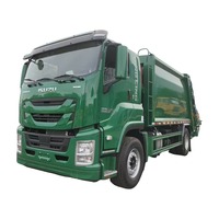 Camion à ordures compacteur ISUZU de 18 tonnes, 16 m³, camion de collecte des déchets municipaux, directement de l'usine