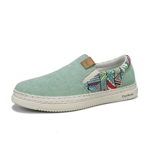 Zapatos de Hombre de Verano, de Lona de Seda Helada, Estilo Casual, Sin Cordones, Transpirables, con Suela Suave - Product Image 4