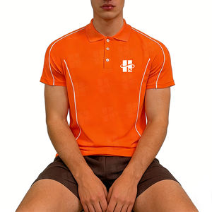 Chemises polo à manches courtes et raglan pour hommes, de haute qualité, personnalisées, broderie, séchage rapide, pour le sport, le golf, vente en gros - Product Image 2