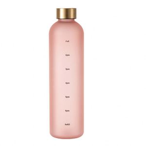 ขวดน้ำพลาสติก Tritan ขนาด 1 ลิตร แบบฝ้าพิมพ์โลโก้ตามสั่ง พร้อมตัวบอกเวลา - Product Image 4
