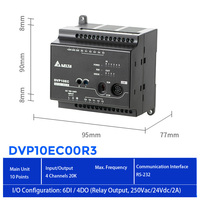 Nuevo PLC Delta DVP10EC00R3 Serie EC3 Original, 10 Puntos, 6DI, 4DO, Salida de Relé, Controlador Lógico Programable, Automatización Industrial