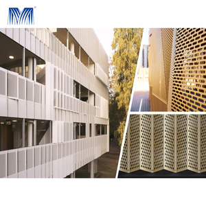 Muro Cortina de Aluminio Perforado con Grabado Láser 3D para <span class=keywords><strong>Fachadas</strong></span> de Edificios, Aislamiento Térmico, Acústico e Impermeable, Venta al Por Mayor - Product Image 3
