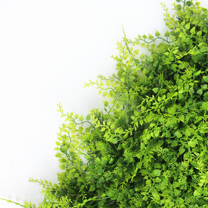 Décorations murales en plantes artificielles vertes, mur en mousse en plastique PE pour jardin vertical, panneau de gazon artificiel, support personnalisé - Product Image 4