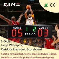 Marcador de Pádel Digital para uso en seguridad al aire libre, marcador de voleibol grande para baloncesto, tenis, pantalla electrónica de puntuación