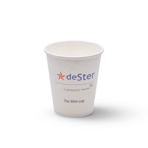 Cốc Giấy Phủ <span class=keywords><strong>PE</strong></span> Một Lớp Dùng Một Lần 100Ml Có Nắp Và Ống Bọc - Product Image 6