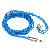 Cable de Repuesto para Auriculares HiFi Tripowin Seraph, Plateado, Materiales Premium, Cable de Audio Confortable, Cable IEM