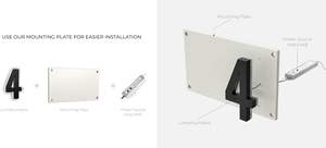 Letreros Personalizados de Acrílico y Metal en 3D - Letreros con Logotipo para Interiores/Exteriores, Montados en Pared para Oficinas y Tiendas - Product Image 3