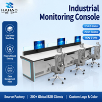 Console de surveillance industrielle et commerciale pour centre de commande et gestion des flux de travail en salle de contrôle