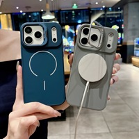 Coque magnétique pour iPhone 18 Pro Max, compatible avec support d'objectif 17 et film protecteur d'objectif 16, idéale pour les peaux sensibles