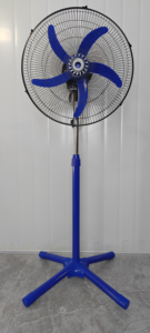 Điều Khiển Cơ Khí Nhựa Bệ Đứng Fan 5 Lưỡi Cơ Sở Kim Loại Cho Hộ Gia Đình Nhà Để Xe Sử Dụng 50 Năng Lượng Mặt Trời Tùy Chọn Cho Xe Khách Sạn Mát Mẻ - Product Image 2