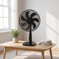 Ventilateur brumisateur électrique silencieux de 18 pouces, hauteur réglable, 7 pales en PP, oscillation à 80 degrés, économie d'énergie, idéal pour dortoirs (vente en gros)