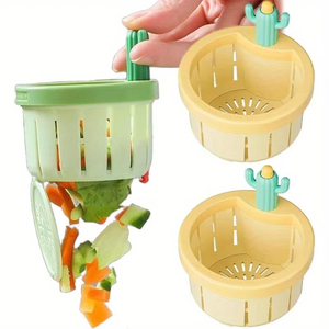 Cactus Sink Drain <b>Strainer</b> Press Automatic Dumping Basket Multi-functional Use Filter Net for Tub Kitchen Waste Collector - Product Image 4