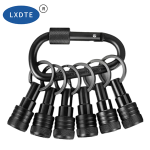 Ensemble de porte-embouts magnétiques LXD 1/4 pouce, 6 pièces, acier S2, résistant aux chocs, porte-embouts de tournevis de qualité industrielle pour perceuse, antidérapant - Product Image 1