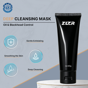 Masque en feuille pour le visage anti-acné, nettoyant, resserrant les pores, éliminant les points noirs et les comédons nasaux, à la Niacinamide, Vitamine C et Acide Hyaluronique - Product Image 1