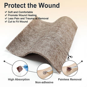 Carbou 2025 Nieuwe Trend Getrimd Antibacterieel Zilver Calcium Antimicrobiële Alginaatverband Voor Wondverzorging - Product Image 4