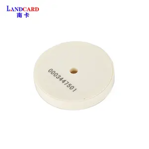 Pasif EV1 bundar ABS tahan lama Patrol HF NFC RFID Token Tag