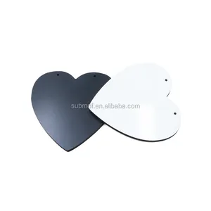 Printable Wooden Single Sided Heart Shape Sublimation Decorative Blank MDF Door Hanging Sign