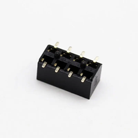 Gran oferta espaciado 2,54mm Altura 5,0mm posiciones 2P ~ 40pin PCB doble fila SMT con columna de posicionamiento hembra Pin Header SMT Connector