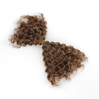 # 30 SDD Cabello Humano Remy Brasileño al por Mayor para Trenzas Boho, 100g, 18 Pulgadas, Rizado Profundo, Rizado Afro, Trama Doble a Máquina