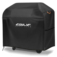 Housse de protection pour barbecue avec sangles à boucle, protection contre toutes les intempéries, ajustement universel pour barbecue à 2/3/4/5/6 brûleurs